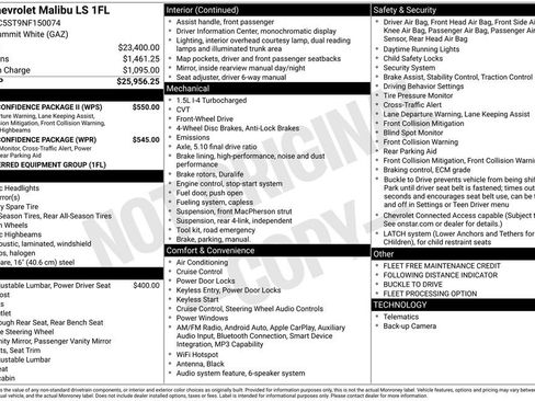 Used 2022 Chevrolet Malibu LS w/ Driver Confidence Package II FWD image 6