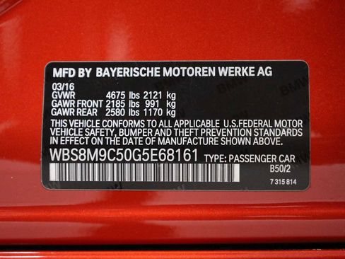 Used 2016 BMW M3 RWD image 40