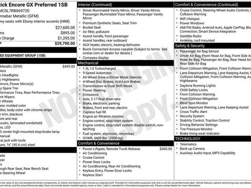 Certified 2024 Buick Encore GX Preferred AWD/4WD image 12