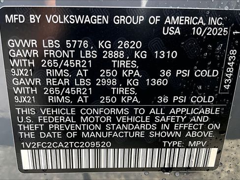 New 2026 Volkswagen Atlas Cross Sport SEL Premium R-Line AWD/4WD image 18