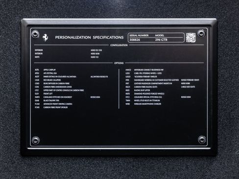 Certified 2024 Ferrari 296 GTB image 68