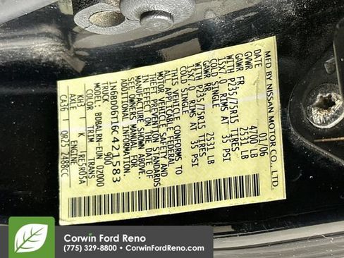 Used 2006 Nissan Frontier XE w/ (G01) XE Preferred Pkg RWD image 29