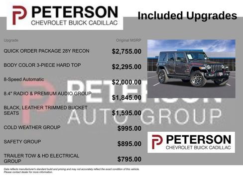 Used 2020 Jeep Wrangler Unlimited Rubicon w/ Quick Order Package 28Y Recon AWD/4WD image 11