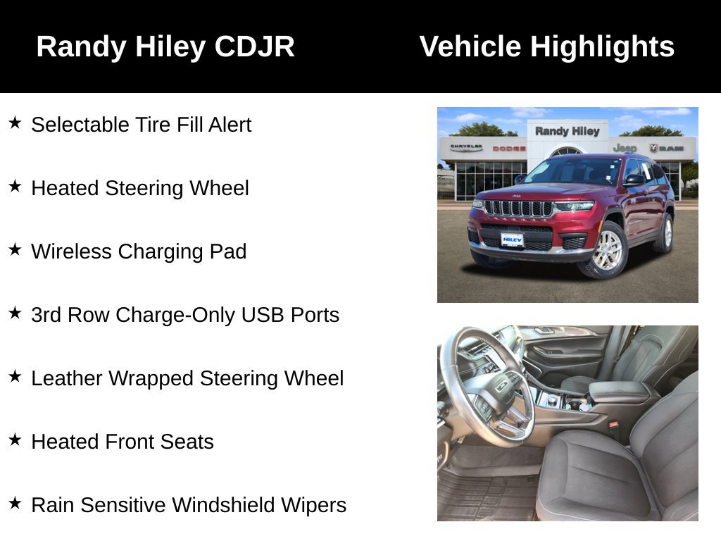 Used 2021 Jeep Grand Cherokee L Laredo w/ Luxury Tech Group I AWD/4WD image 10