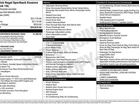 Used 2019 Buick Regal Essence w/ Driver Confidence Package I FWD image 26