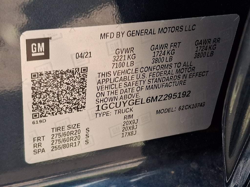 Used 2021 Chevrolet Silverado 1500 LTZ w/ LTZ Premium Package AWD/4WD image 28