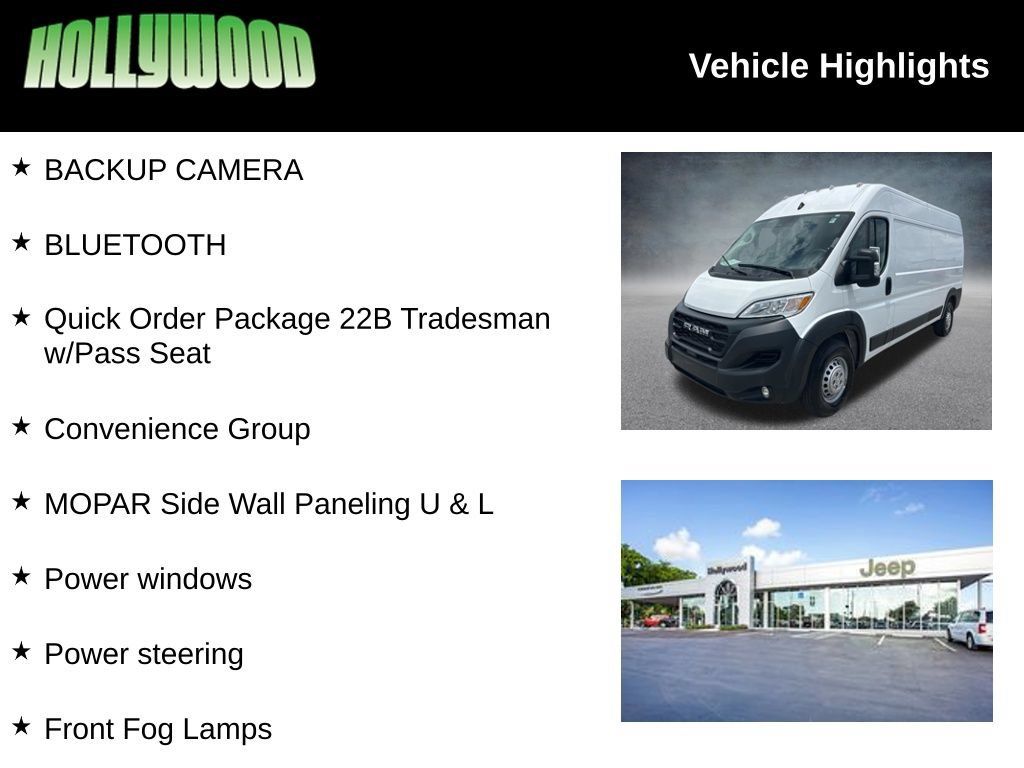 Used 2025 RAM ProMaster 2500 w/ Convenience Group FWD image 3