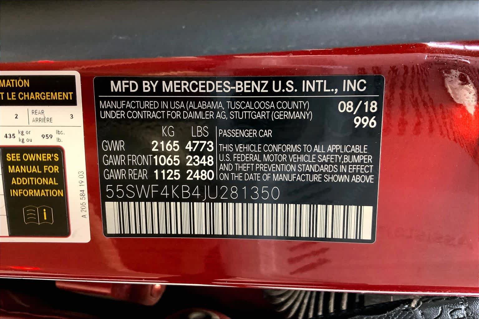 Used 2018 Mercedes-Benz C 300 4MATIC Sedan w/ Parking Assist Package image 36