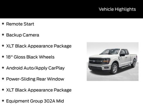 New 2025 Ford F150 XLT w/ Equipment Group 302A MID image 3