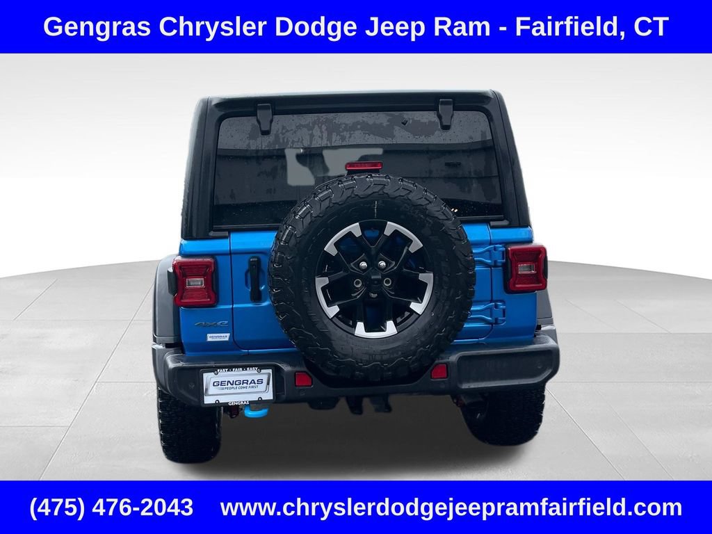 Certified 2025 Jeep Wrangler Unlimited Rubicon 4xe w/ Safety Group AWD/4WD image 6