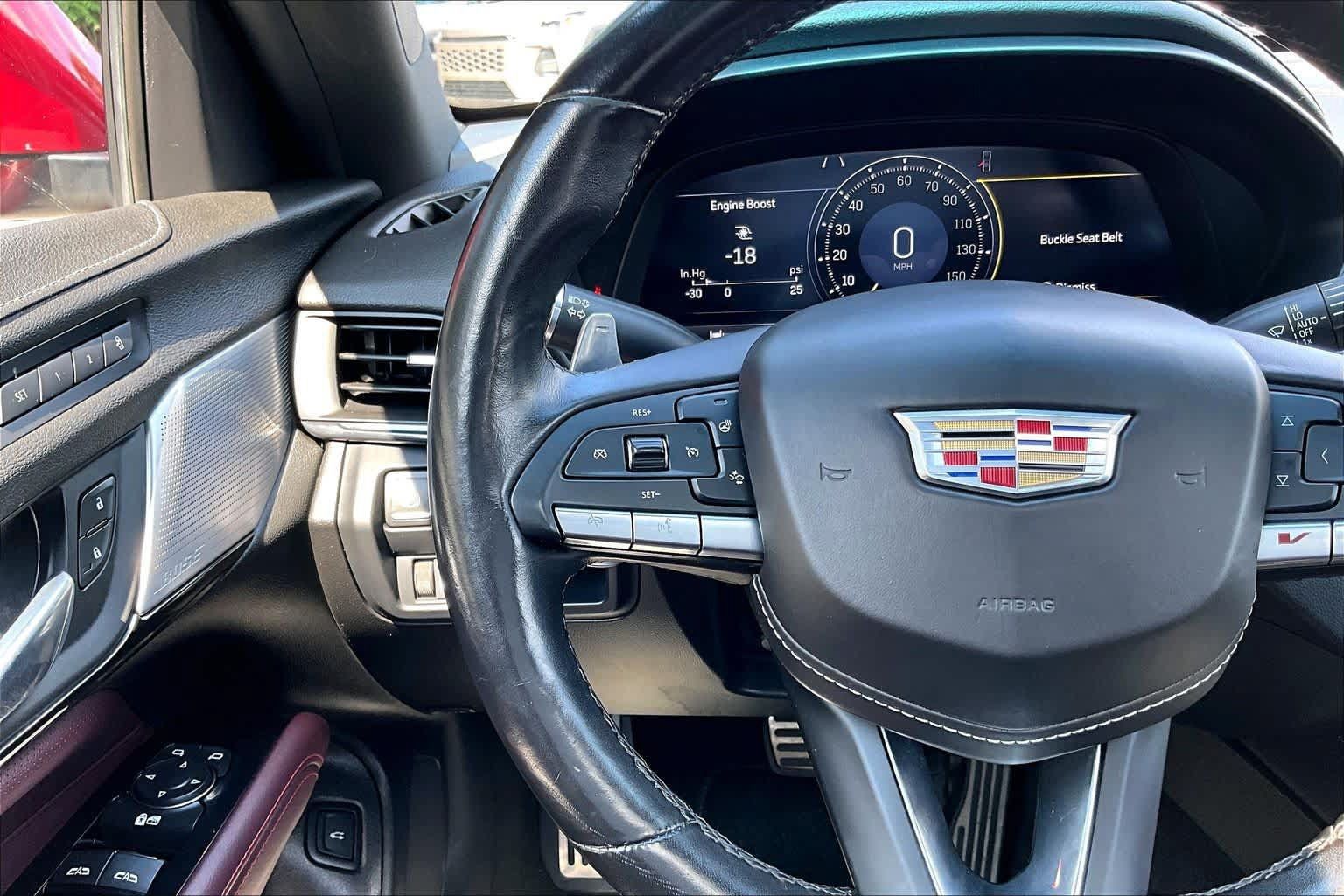 Used 2022 Cadillac CT4 V w/ Technology Package RWD image 47