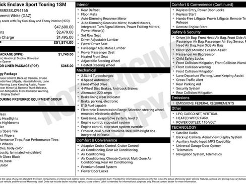New 2025 Buick Enclave Sport Touring w/ Power Package image 4
