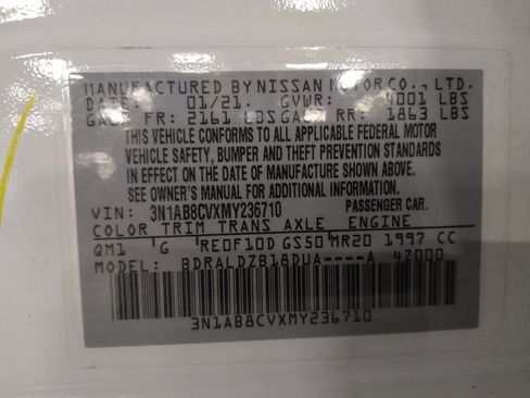 Used 2021 Nissan Sentra SV FWD image 33