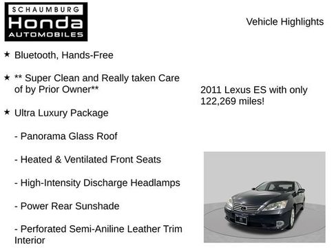 Used 2011 Lexus ES 350 FWD image 8