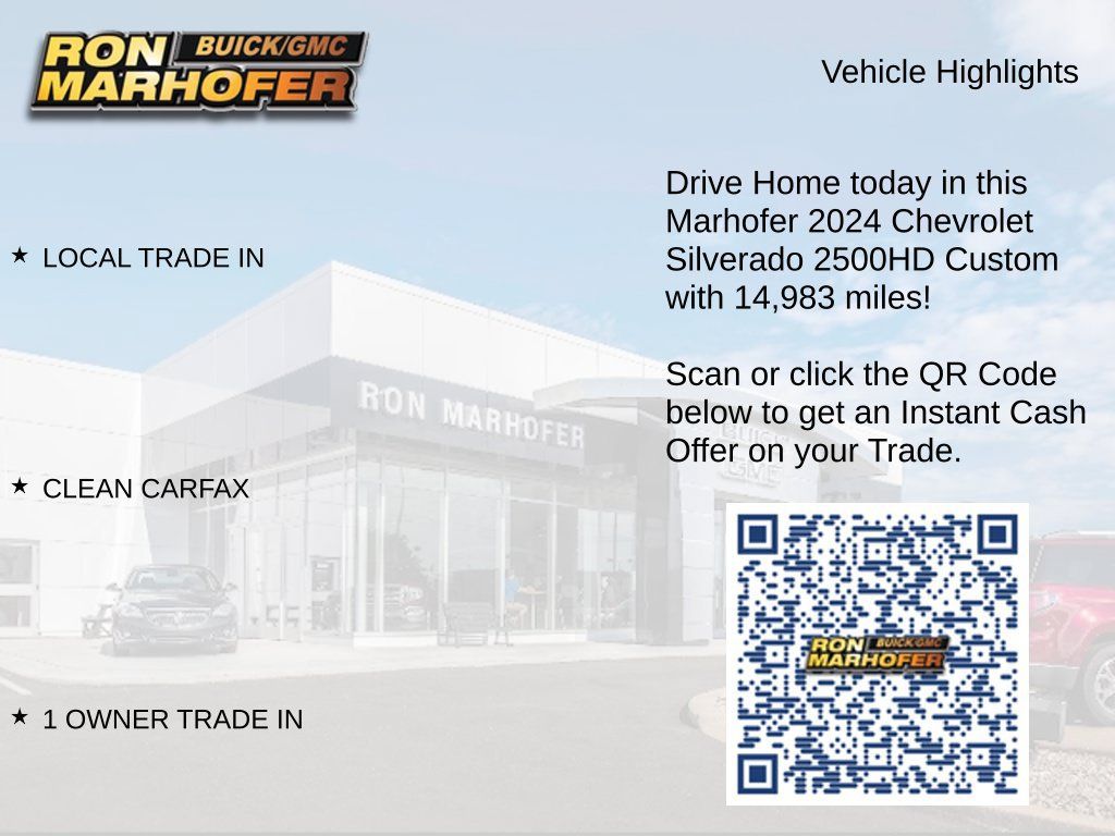 Used 2024 Chevrolet Silverado 2500 Custom w/ Custom Value Package AWD/4WD image 15