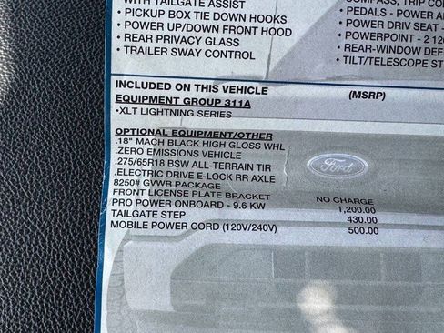 Used 2023 Ford F150 Lightning XLT AWD/4WD image 40