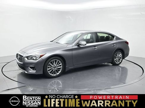 Used 2023 INFINITI Q50 Luxe w/ Cargo Package RWD image 1