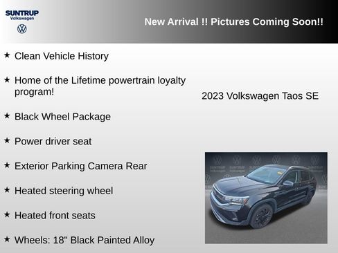 Used 2023 Volkswagen Taos SE w/ Black Wheel Package image 6