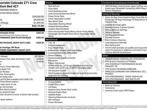 Used 2022 Chevrolet Colorado Z71 w/ Safety Package image 5