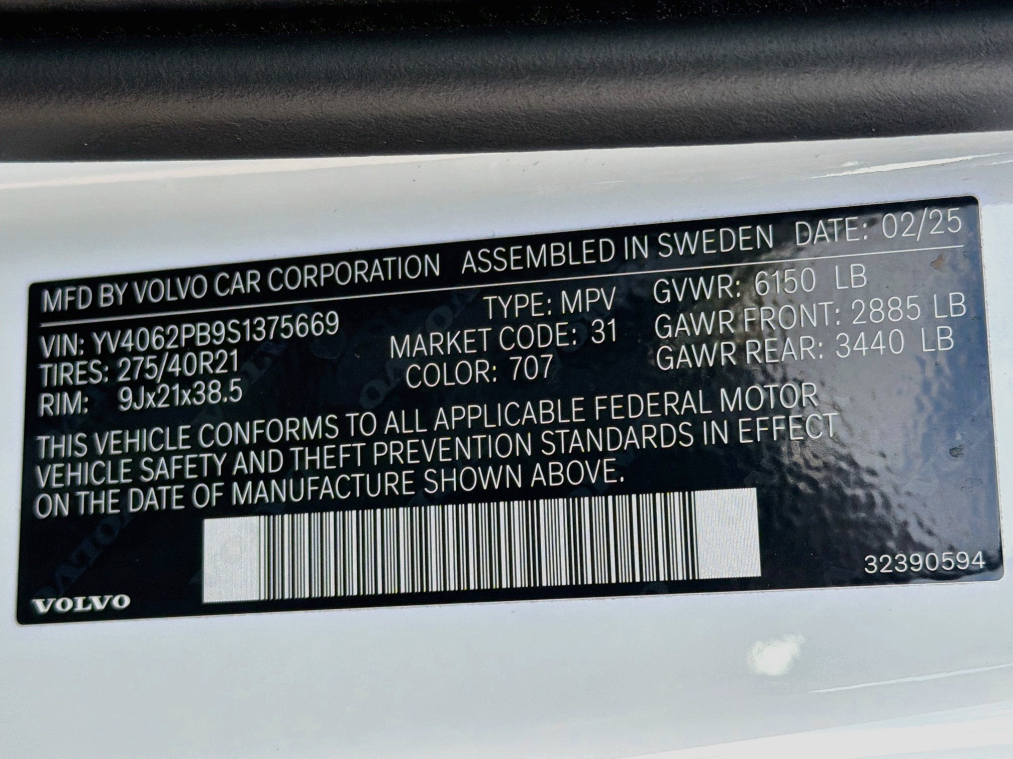 Used 2025 Volvo XC90 B6 Plus AWD/4WD image 12