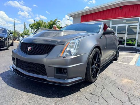 Used 2014 Cadillac CTS V w/ Wood Trim Package RWD image 3