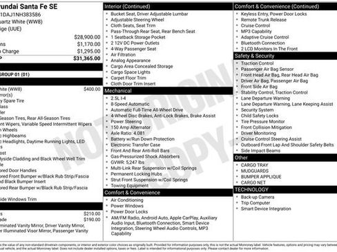 Used 2022 Hyundai Santa Fe SE image 32