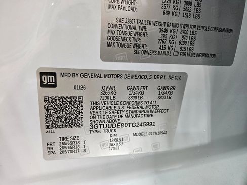 New 2026 GMC Sierra 1500 SLT w/ SLT Convenience Package AWD/4WD image 34