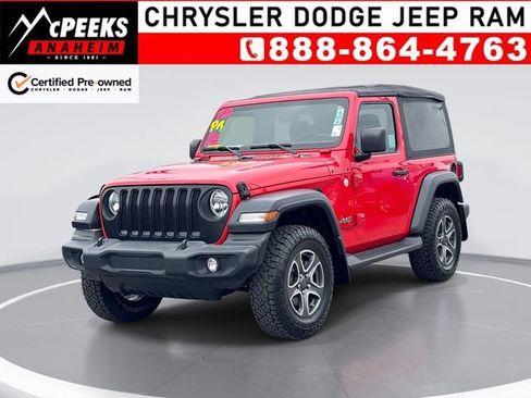 Certified 2020 Jeep Wrangler Sport AWD/4WD image 1