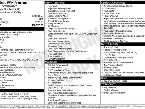 Used 2021 Subaru WRX Premium image 28