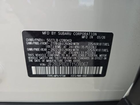 Certified 2026 Subaru Outback Premium AWD/4WD image 31