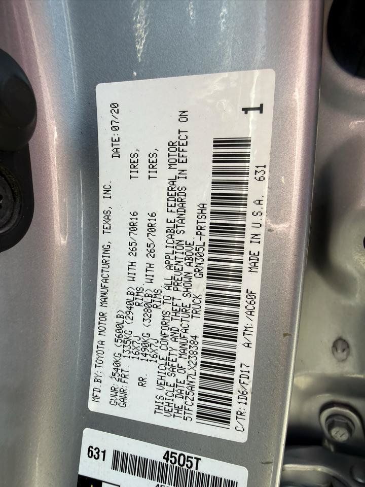 Used 2020 Toyota Tacoma TRD Off-Road w/ Technology Package AWD/4WD image 43