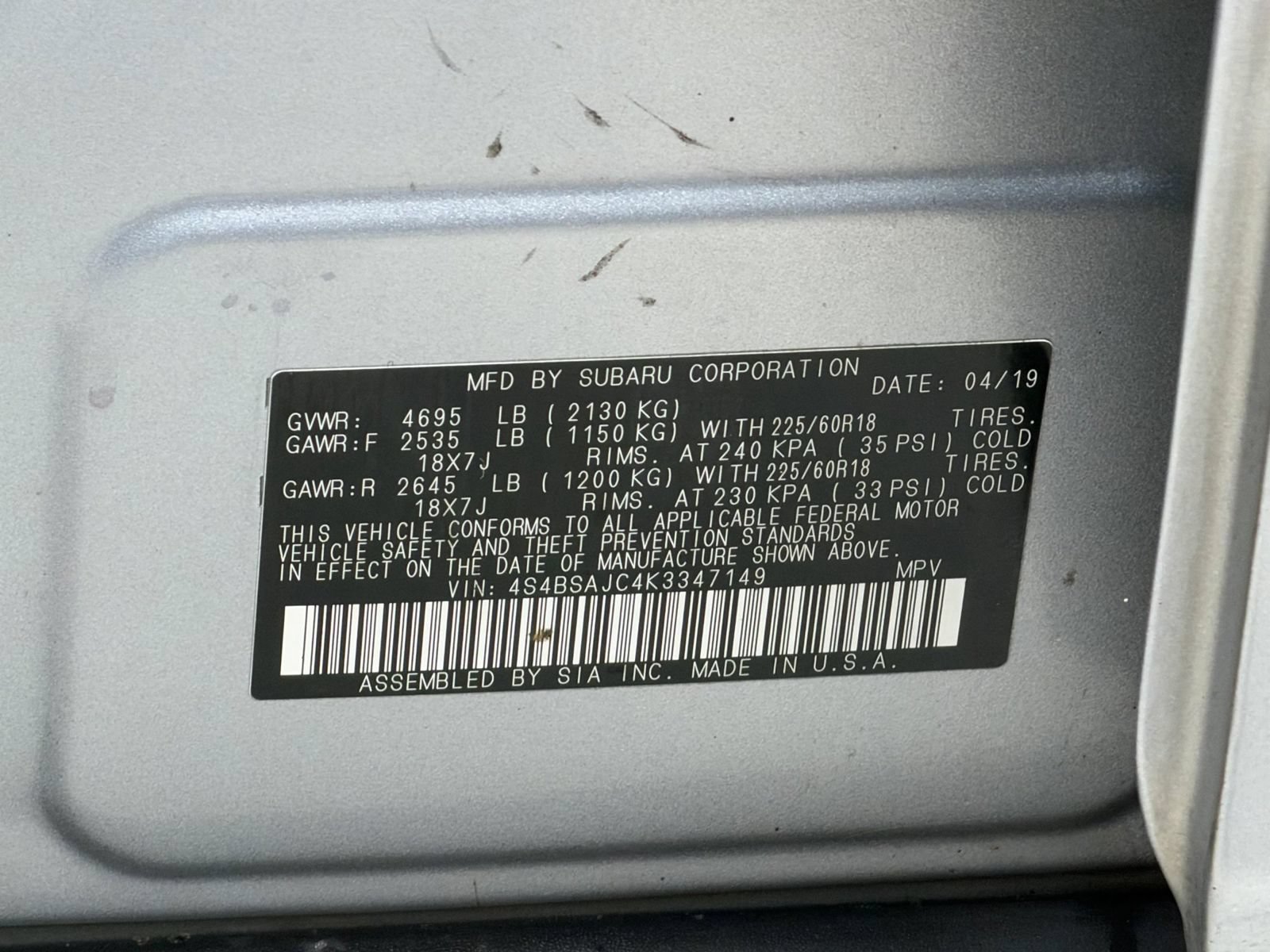 Used 2019 Subaru Outback 2.5i Limited AWD/4WD image 40