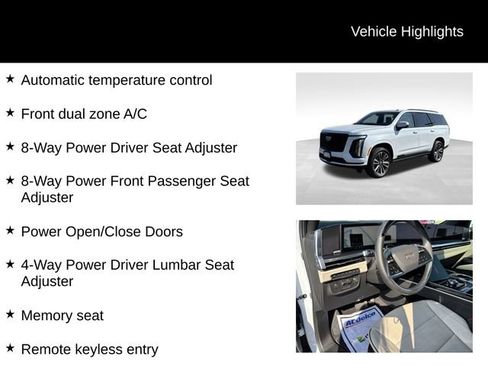 Certified 2026 Cadillac Escalade Sport w/ Touring Package AWD/4WD image 14