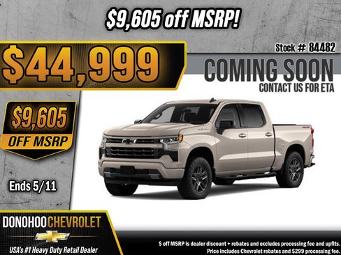 New 2026 Chevrolet Silverado 1500 RST w/ RST Select Package AWD/4WD image 1