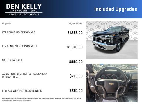 Used 2022 Chevrolet Silverado 2500 LTZ w/ LTZ Convenience Package AWD/4WD image 3