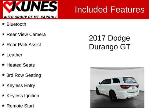 Used 2017 Dodge Durango GT w/ Blacktop Package AWD/4WD image 3