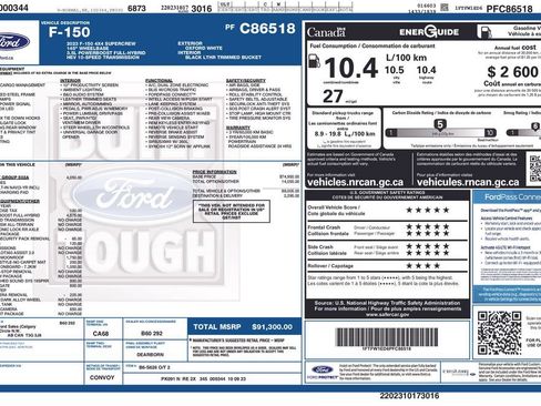 Used 2023 Ford F150 Lariat w/ Equipment Group 502A High AWD/4WD image 39