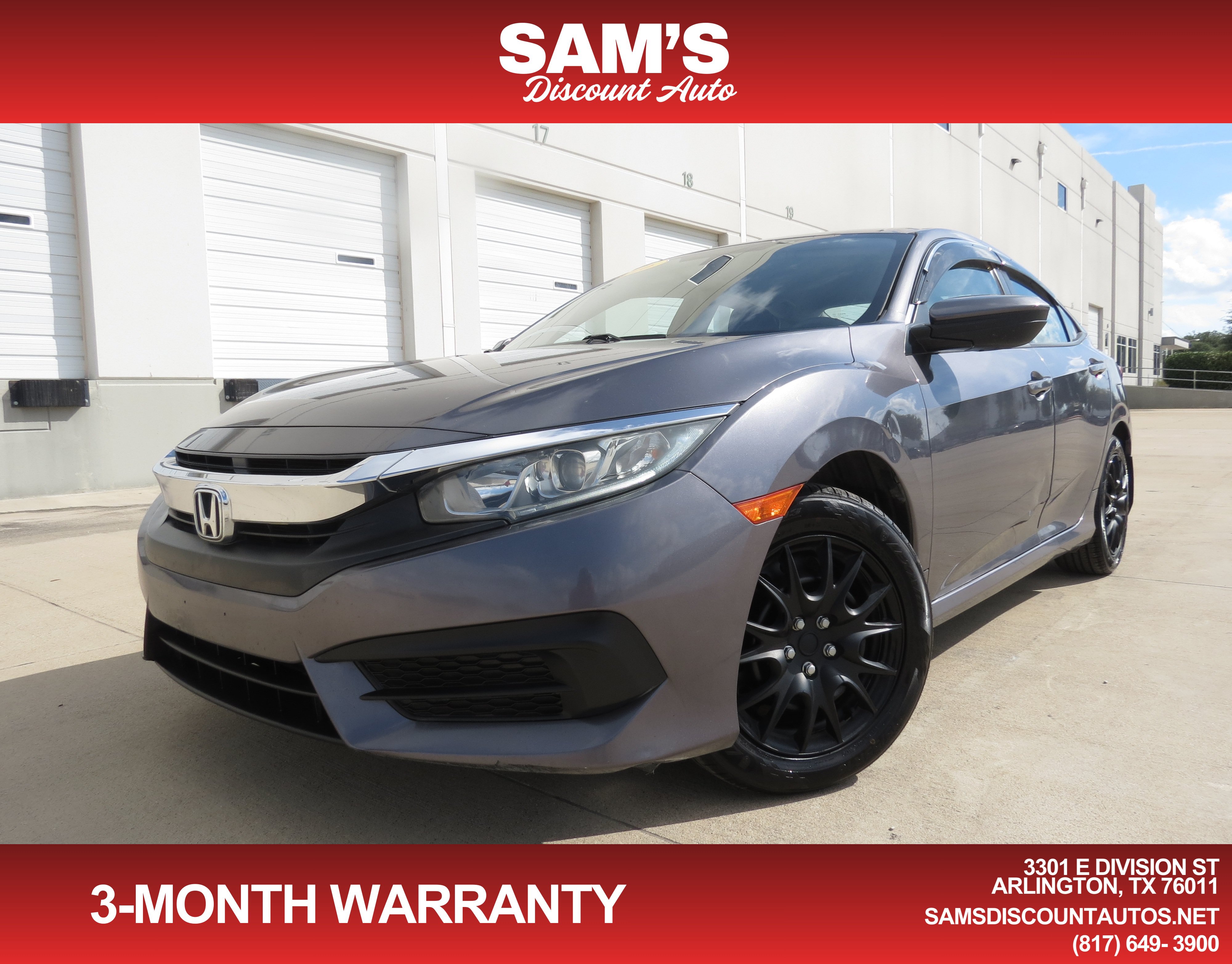 Used 2016 Honda Civic LX image 1