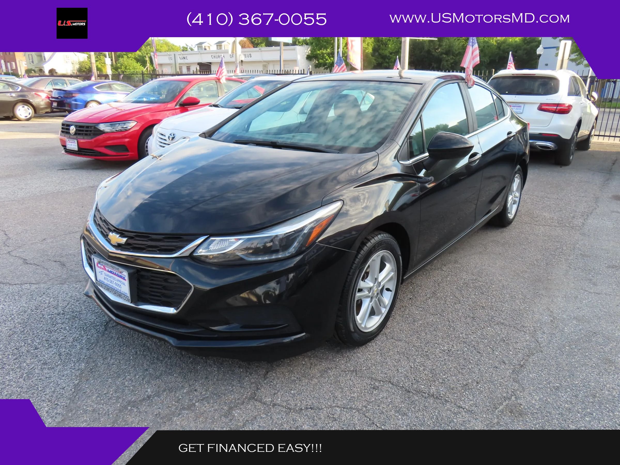 Used 2017 Chevrolet Cruze LT w/ Sun And Sound Package FWD image 1