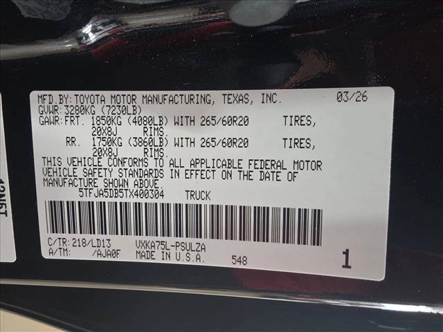 Used 2026 Toyota Tundra Limited AWD/4WD image 24
