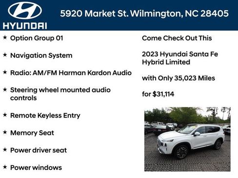 Certified 2023 Hyundai Santa Fe Limited AWD/4WD image 6