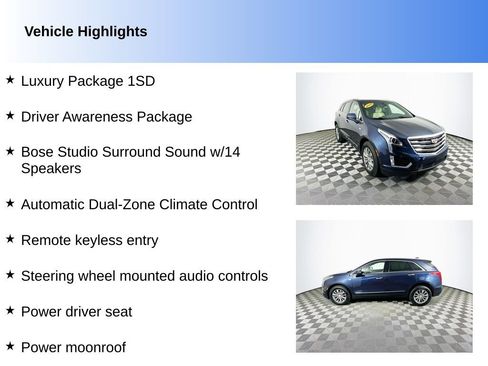 Used 2018 Cadillac XT5 Luxury w/ Driver Awareness Package AWD/4WD image 2