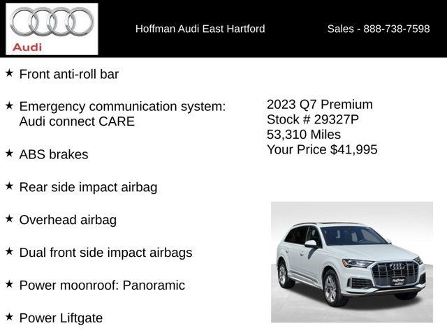 Used 2023 Audi Q7 2.0T Premium w/ Convenience Package AWD/4WD image 30