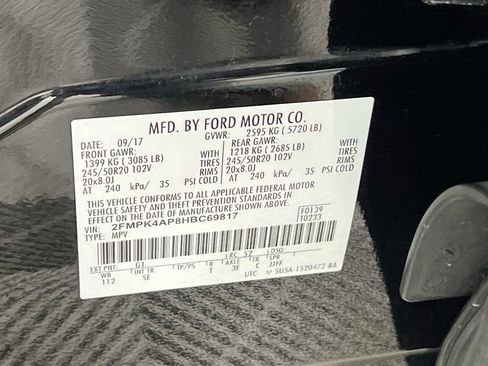 Used 2017 Ford Edge Sport w/ Equipment Group 401A AWD/4WD image 28