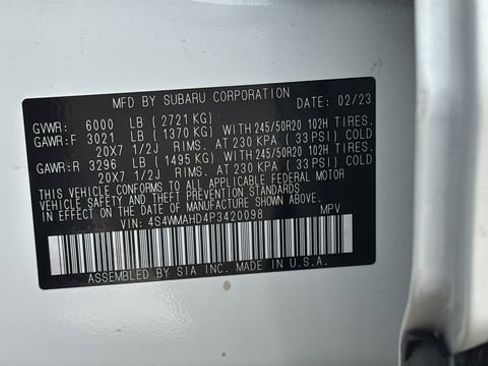 Used 2023 Subaru Ascent Onyx Edition image 34