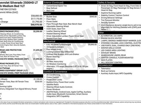 Used 2022 Chevrolet Silverado 2500 LT w/ Convenience Package AWD/4WD image 3
