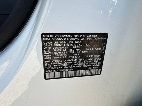 Used 2021 Volkswagen Atlas SE FWD image 23