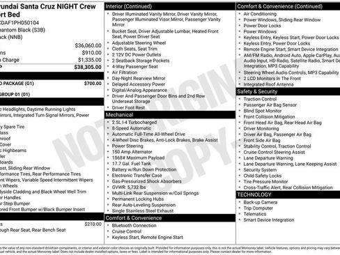 Used 2023 Hyundai Santa Cruz Night w/ Tow & Go Package image 41