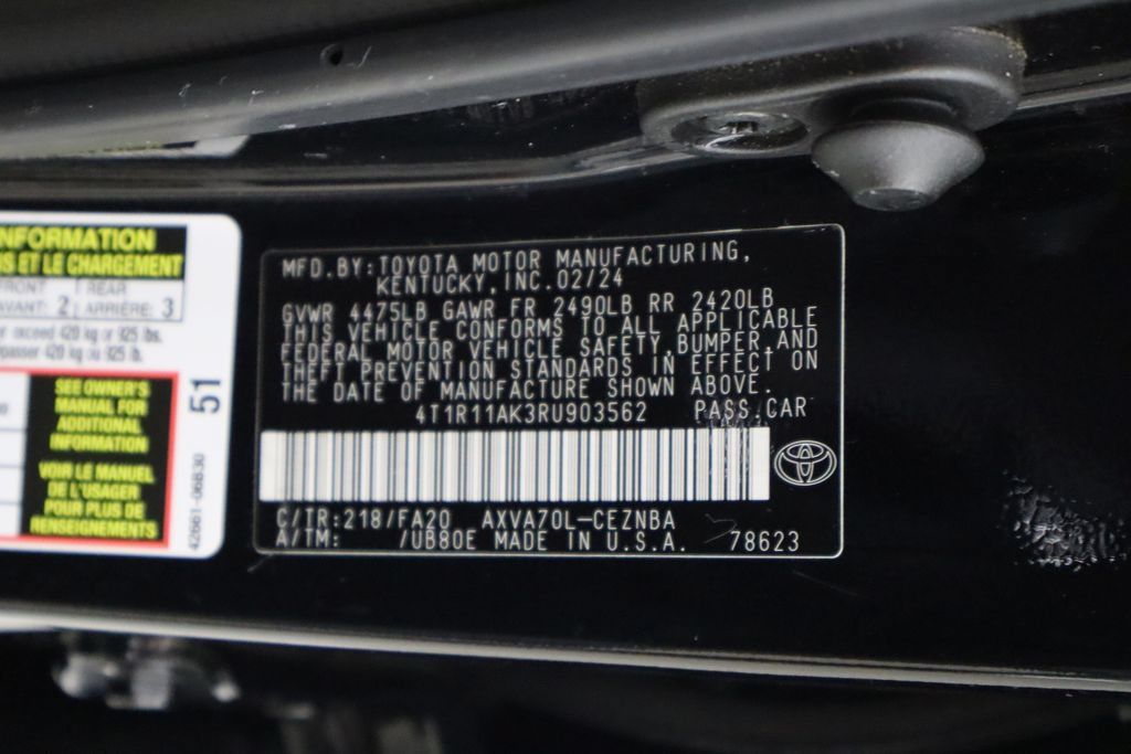 Used 2024 Toyota Camry LE w/ Convenience Package FWD image 40