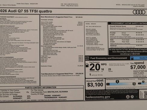 New 2026 Audi Q7 3.0T Premium Plus image 32